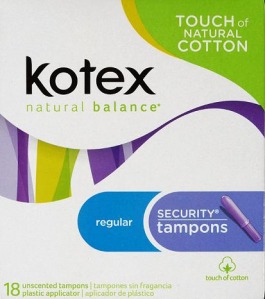 Kotex Tampons Recalled Due to Bacterial Contamination